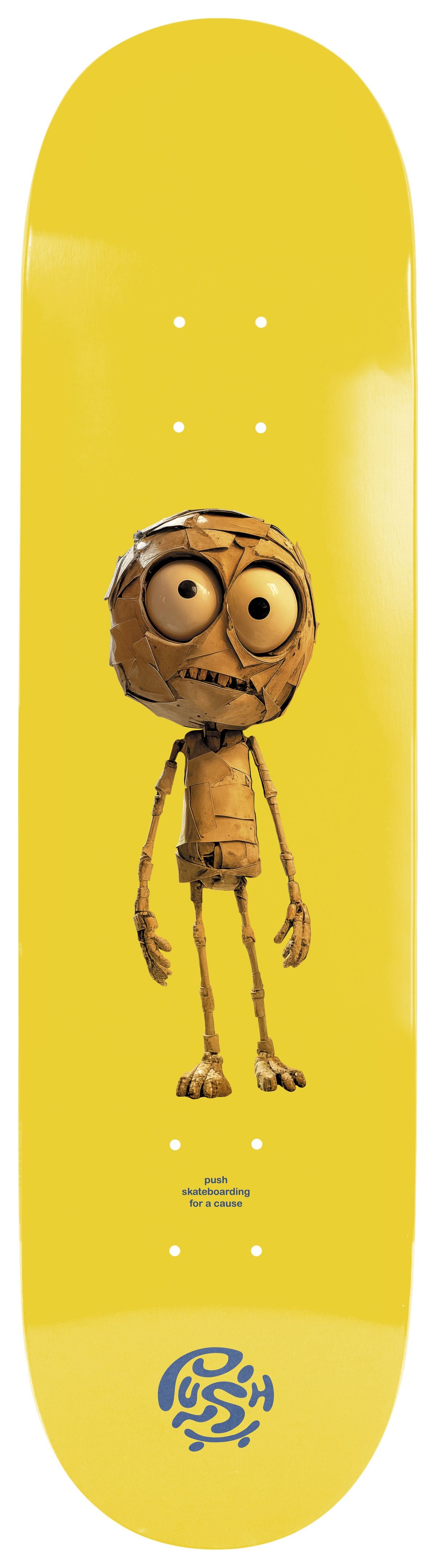 PUSH Plywood Guy Skateboard - Thumbnail 3