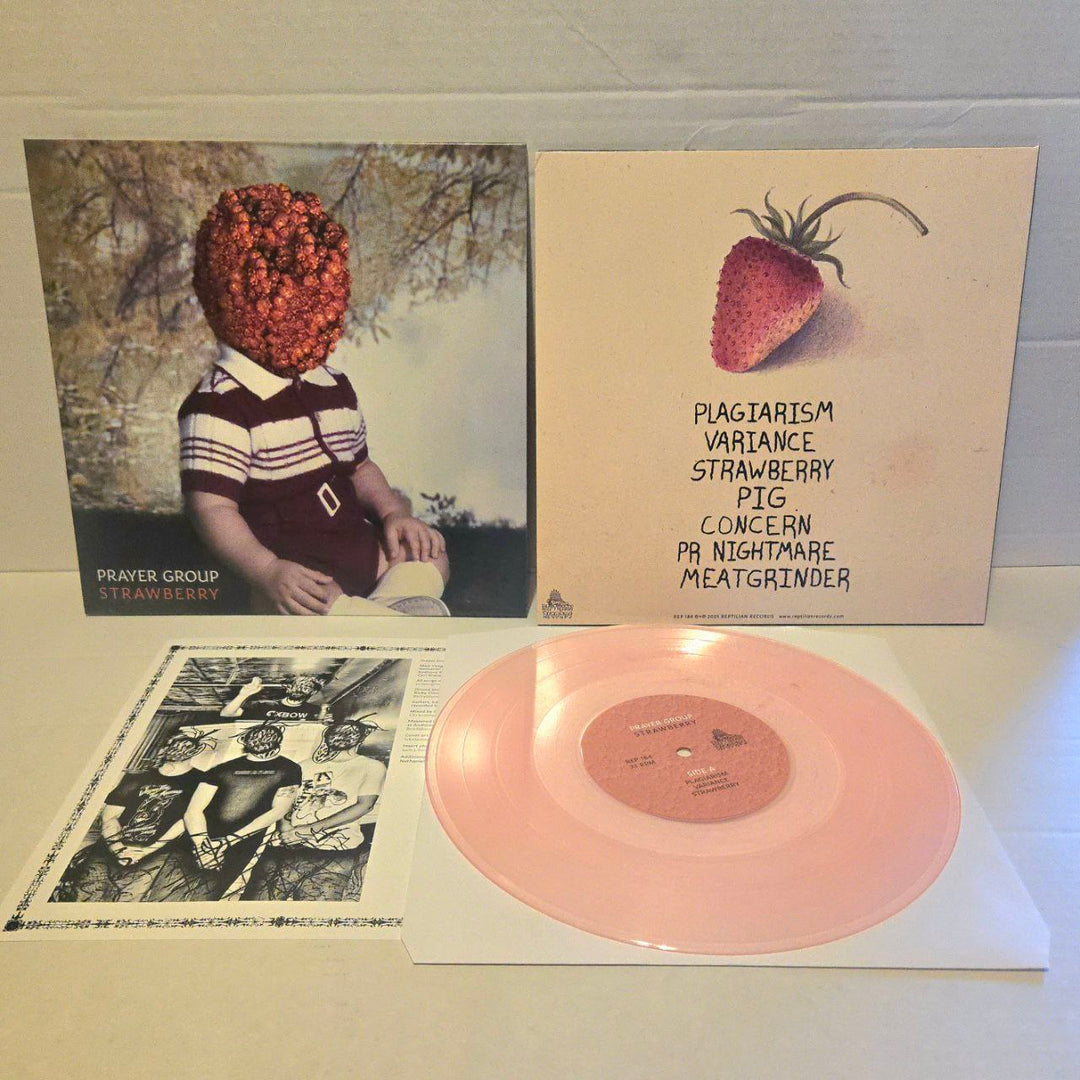 Prayer Group - Strawberry 10" (Clear Color Vinyl) LP Record