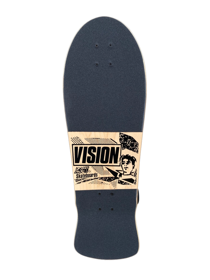 Vision Gonzales Original MG Woodcut Natural / Black 10" Complete Skateboard