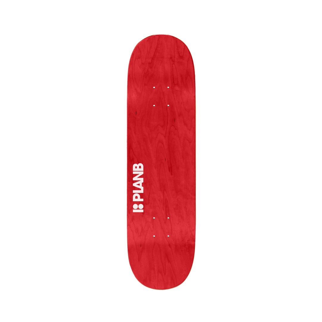 Plan B Chris Joslin El Toro 8.25-inch skateboard deck, top view