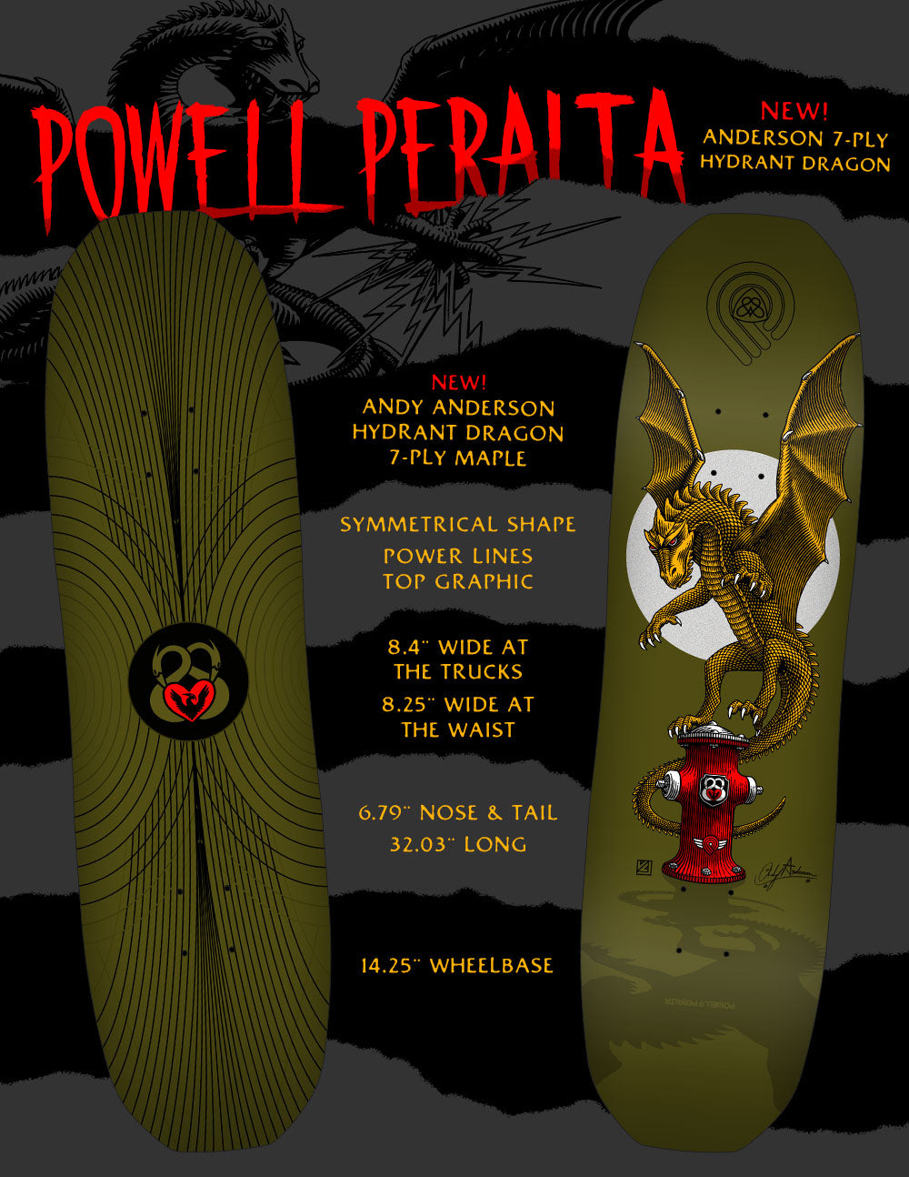 Powell Peralta Pro Andy Anderson Hydrant 7-Ply 8.4