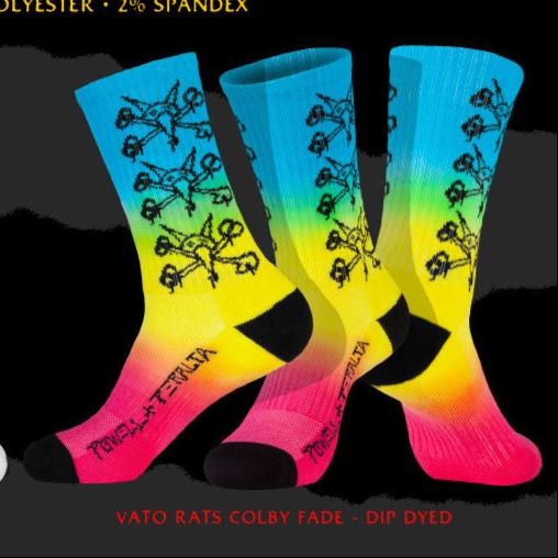 POWELL PERALTA VATO RAT BONES COBY FADE SOCKS
