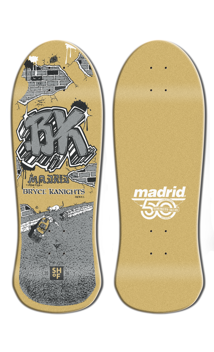 Madrid Bryce Kanights Ltd 50Th Anniversary SHOF 10" Skateboard Deck