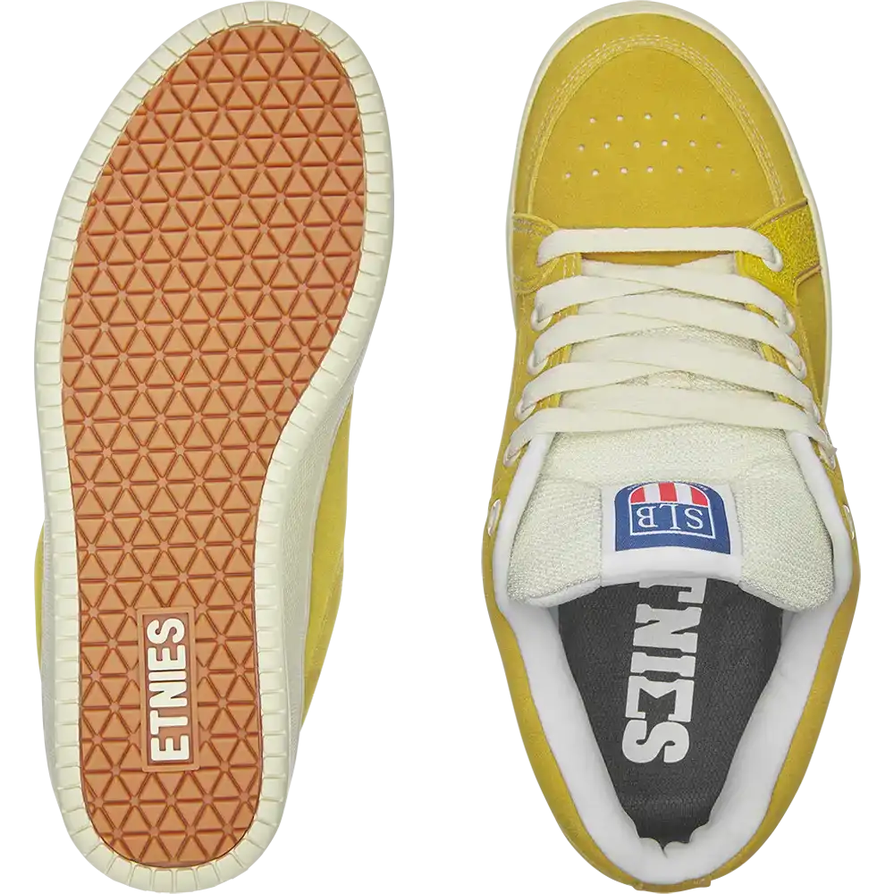 ETNIES SAL 23 MUSTARD SKATEBOARD SHOES