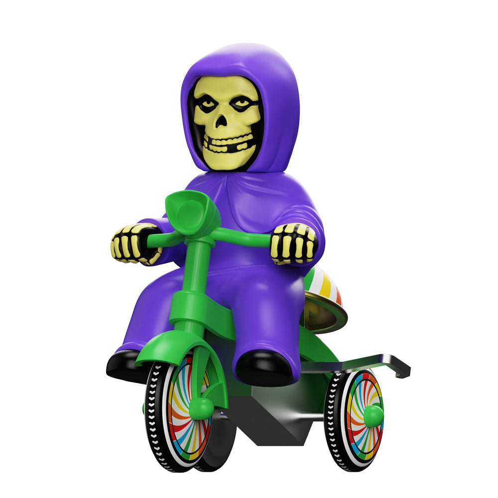 Super7 x MISFITS - Super Cycles - Fiend (Purple w/ Green Trike) Vinyl Toy