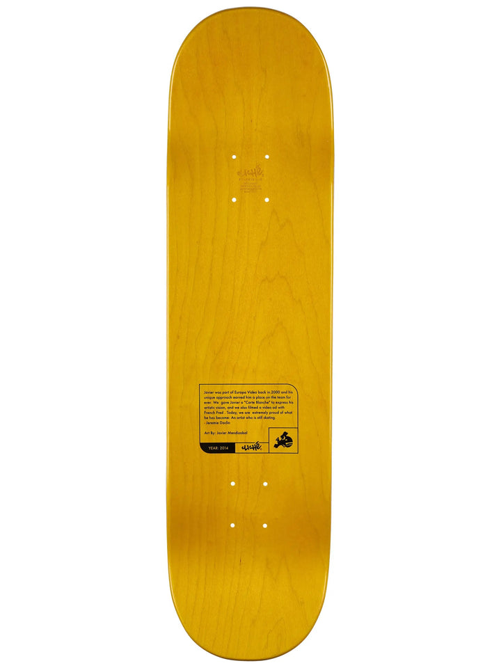 Cliché Javier Mendizabal Griptape Art Deck 8.25" Skateboard Deck