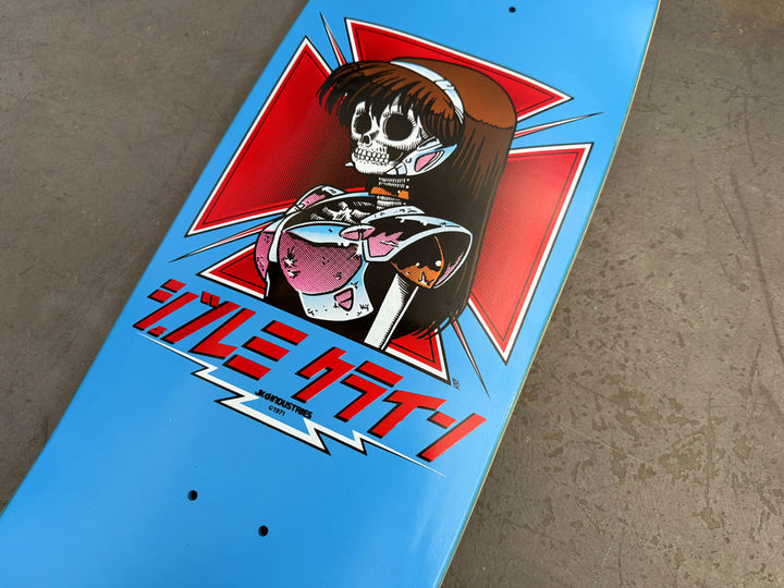 JK Industries x Tony Hawk OG Dream Girl Blue 9.5" Skateboard Deck