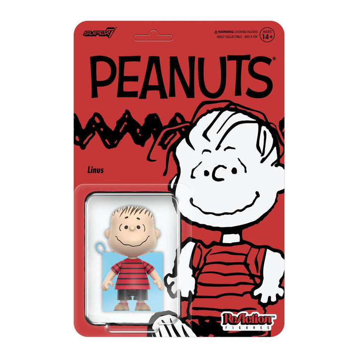 Super7 x Peanuts - Linus - Wave 8 ReAction Figure