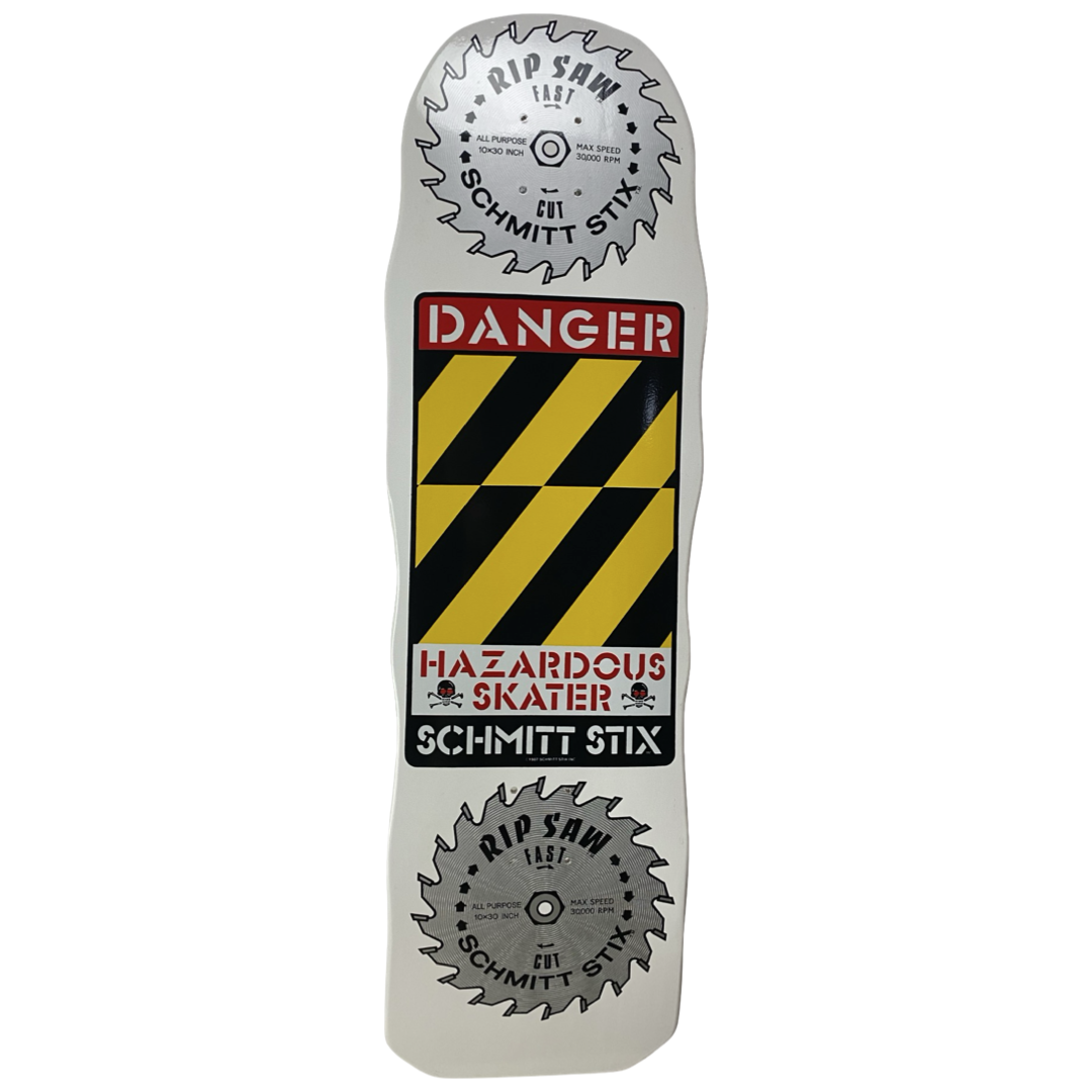 Schmitt Stix Danger Saw 10" Skateboard Deck