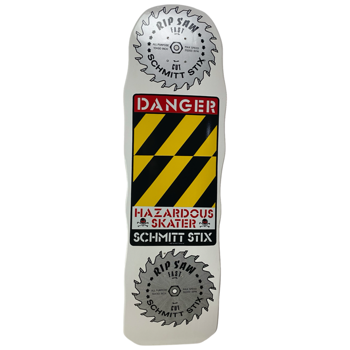 Schmitt Stix Danger Saw 10" Skateboard Deck