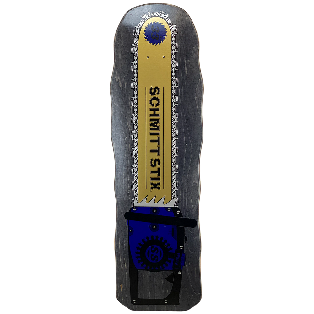 Schmitt Stix Chainsaw skateboard deck alternate colorway