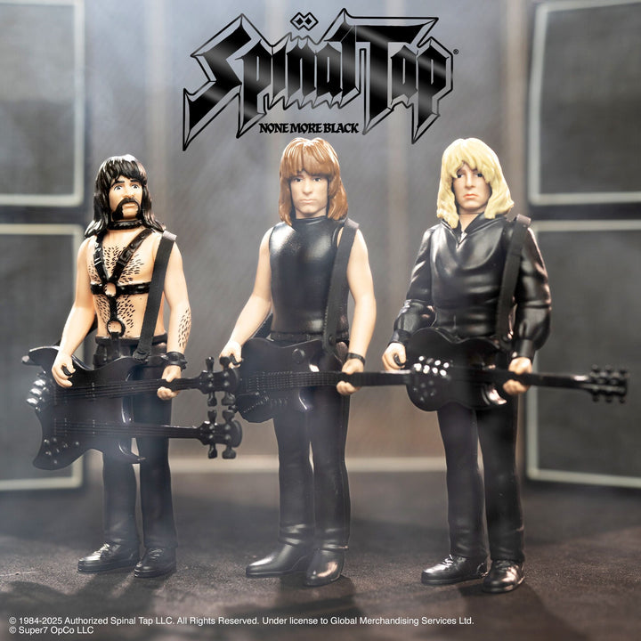Super7 x SPINAL TAP - David St. Hubbins (None More Black) - ReAction Figure