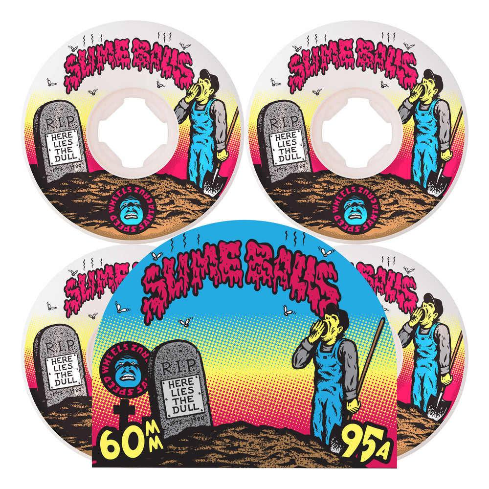 Slime Balls Death Of Dull Vomits 60mm 95a Skateboard Wheels