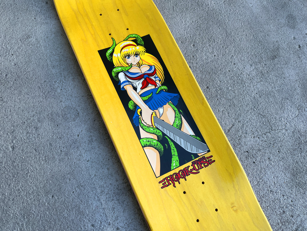 Hook Ups Tentacle School Girl 8.5" Skateboard Deck