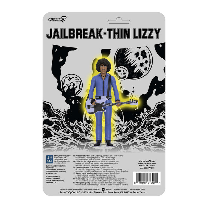 Super7 x Thin Lizzy Phil Lynott (Jailbreak) ReAction Figure