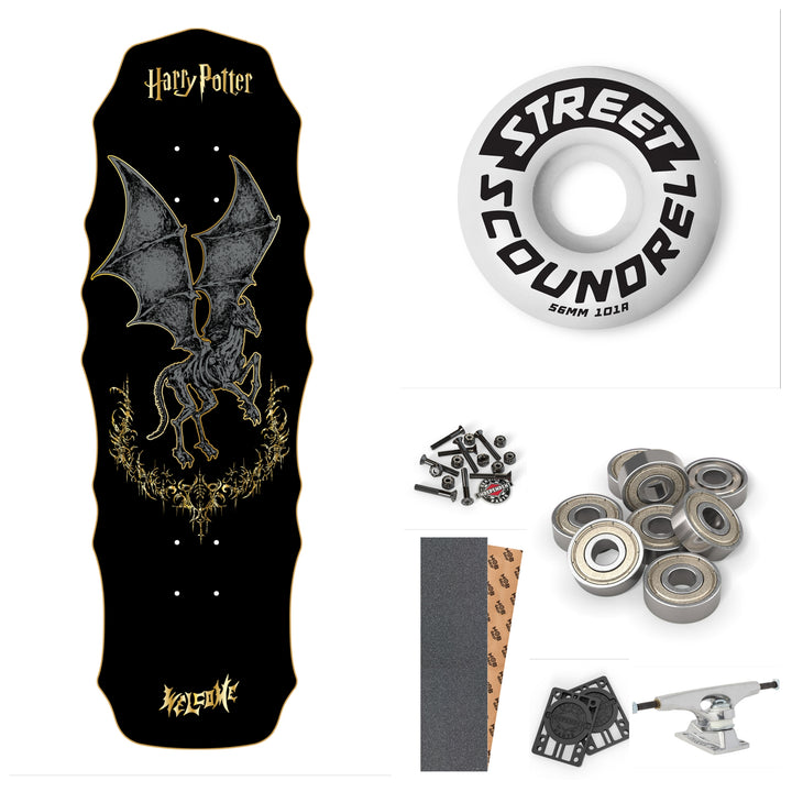 Welcome x Harry Potter Thestral on Widow 10" Complete Skateboard