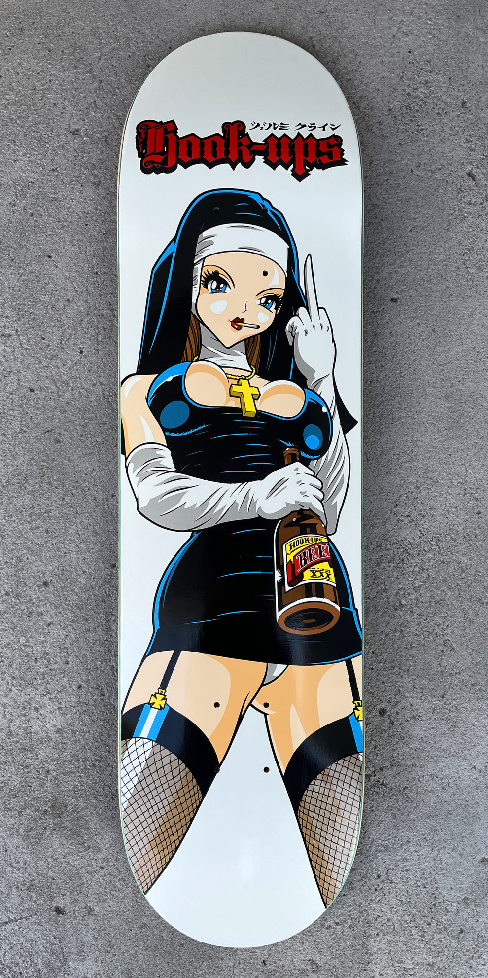 Hook Ups Evil Nun 8.25" Skateboard Deck