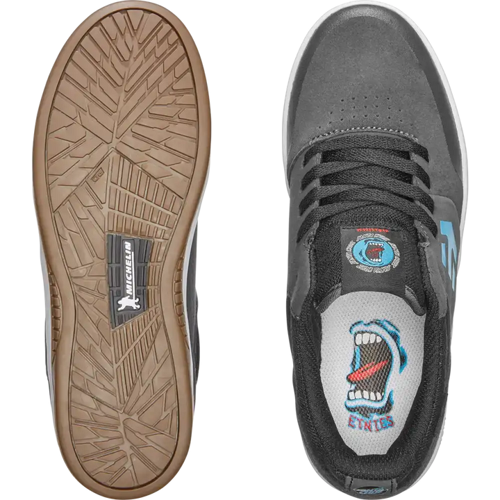 ETNIES x SANTA CRUZ MARANA MICHELIN DK GREY/BLACK SKATEBOARD SHOES