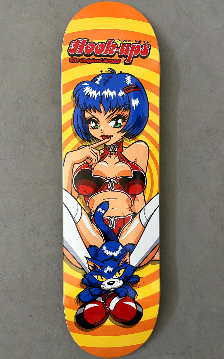 Hook Ups Miss Kitty 8.5" Skateboard Deck