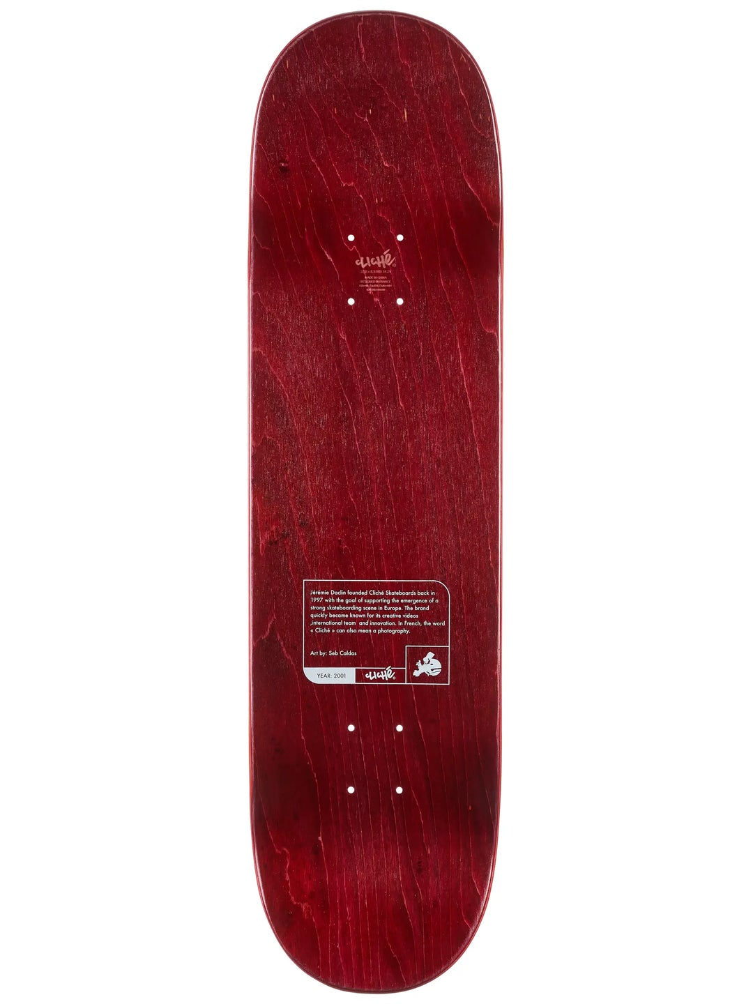 Cliché Jeremie Daclin Camera 8.5" Skateboard Deck