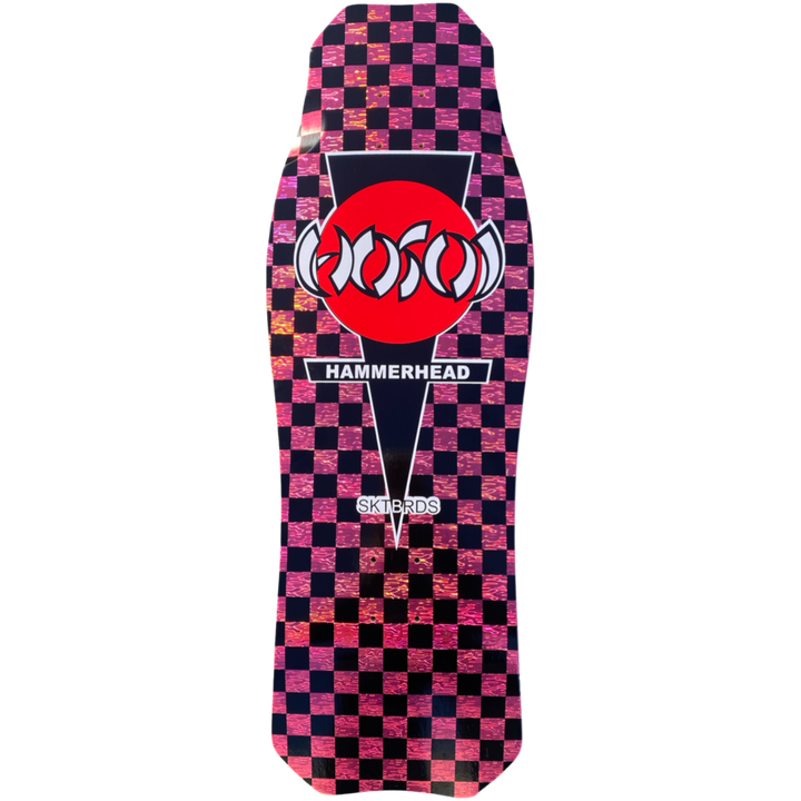 Hosoi "Sparkle Rose Checkered" LTD Valentine's 2026 OG Hammerhead 10.5" Skateboard Deck