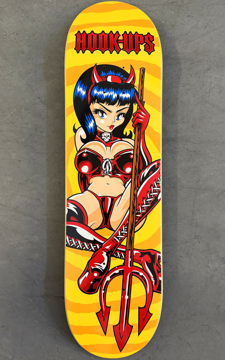 Hook Ups Devil Queen 8.25" Skateboard Deck