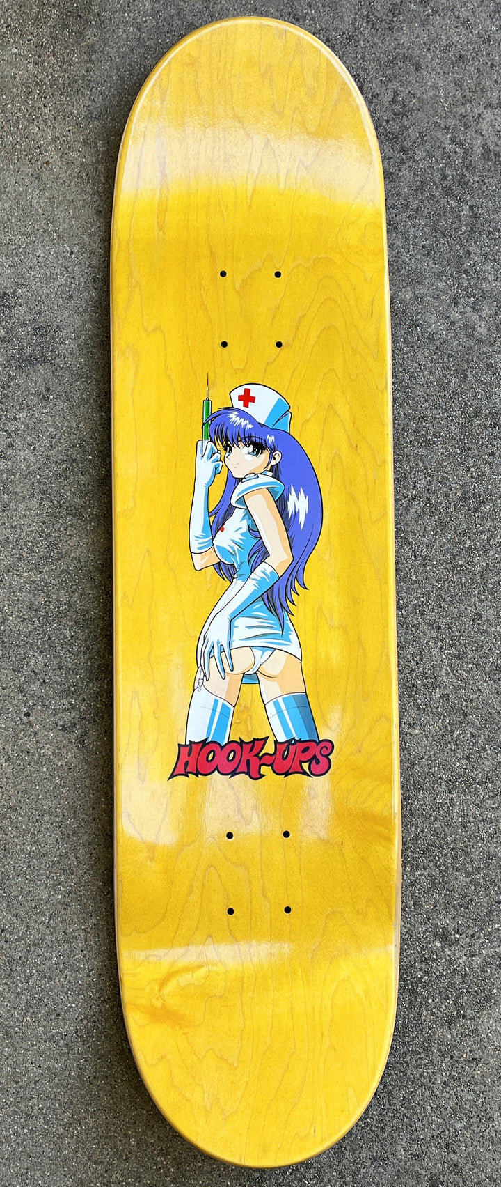 Hook Ups Nurse Cherry 8.25" Skateboard Deck