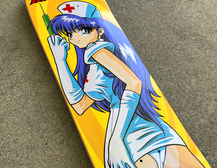 Hook Ups Nurse Cherry 8.25" Skateboard Deck