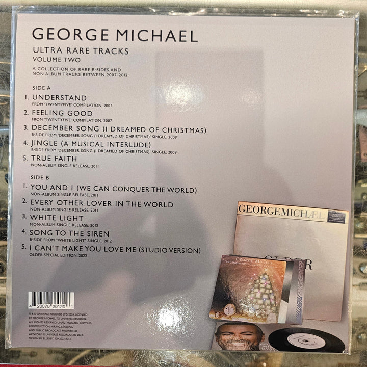 MICHAEL, GEORGE - ULTRA RARE VOL. 2 (Color Vinyl) LP Record *Unofficial Release*