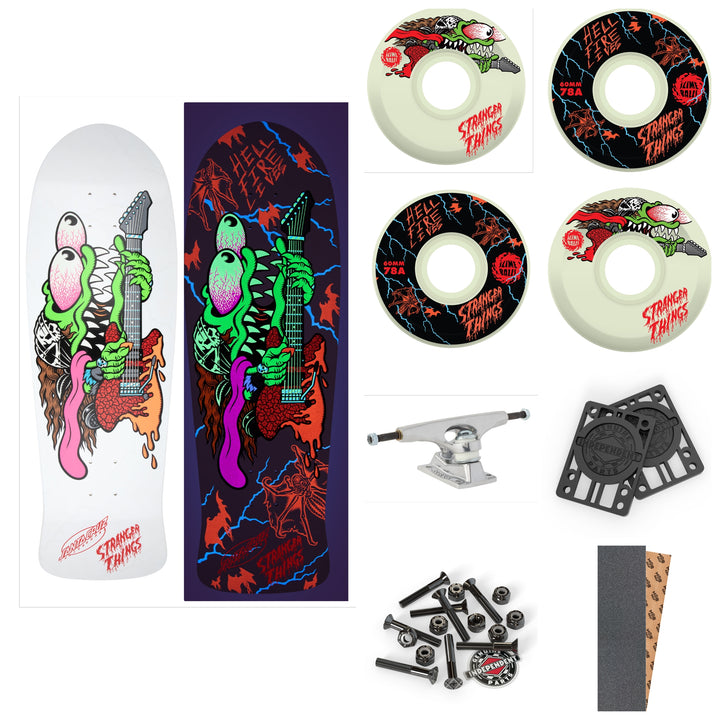 SANTA CRUZ x STRANGER THINGS SLASHER EDDIE REVEAL 10.1" COMPLETE SKATEBOARD