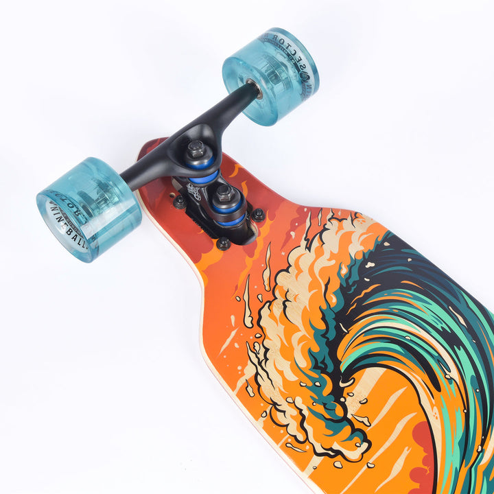 Sector 9 Flipside Fractal 9 x 36 Complete Drop Thru Longboard