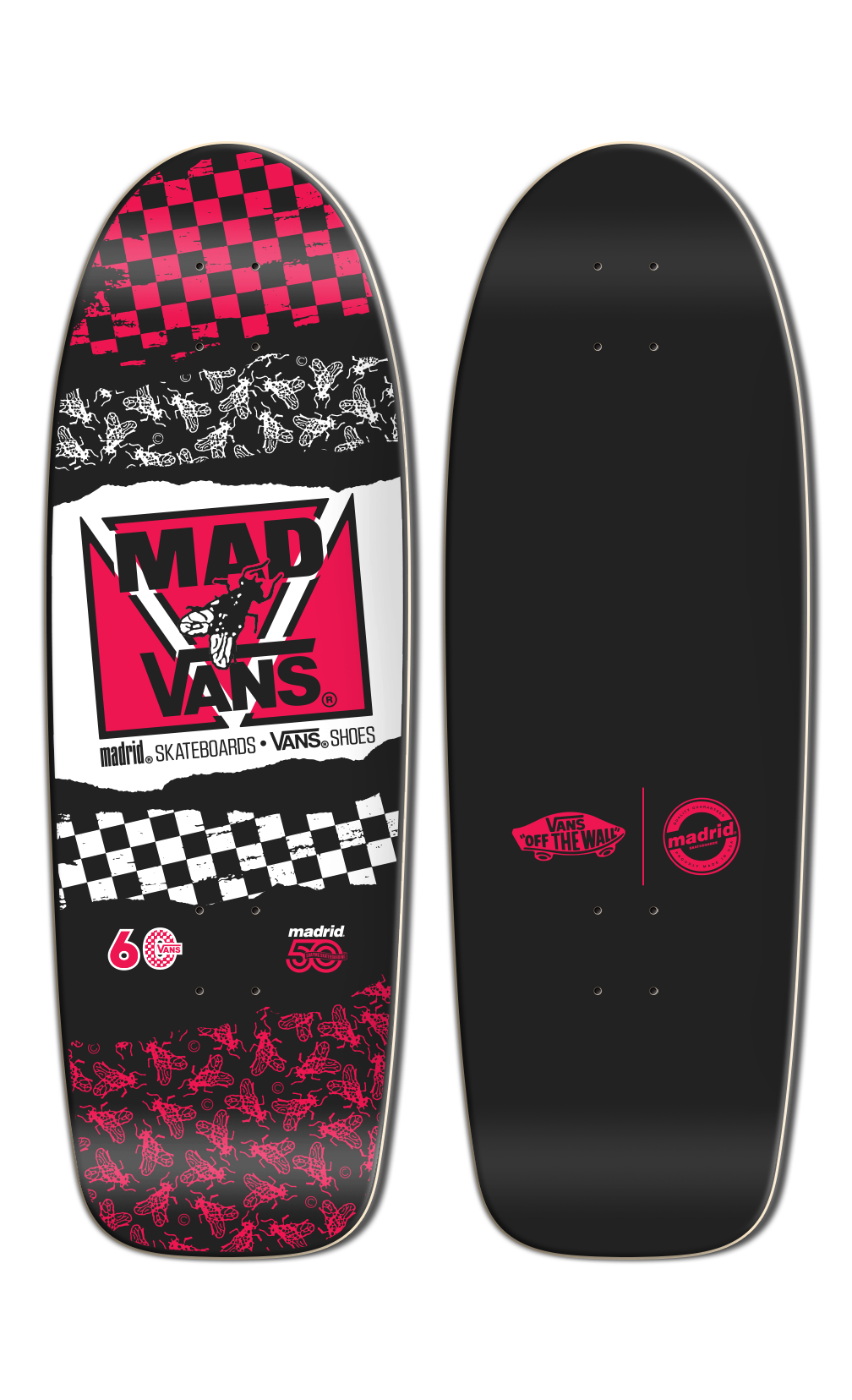 Madrid x Vans 50th Fly Retro Anniversary 9.5" Skateboard Deck