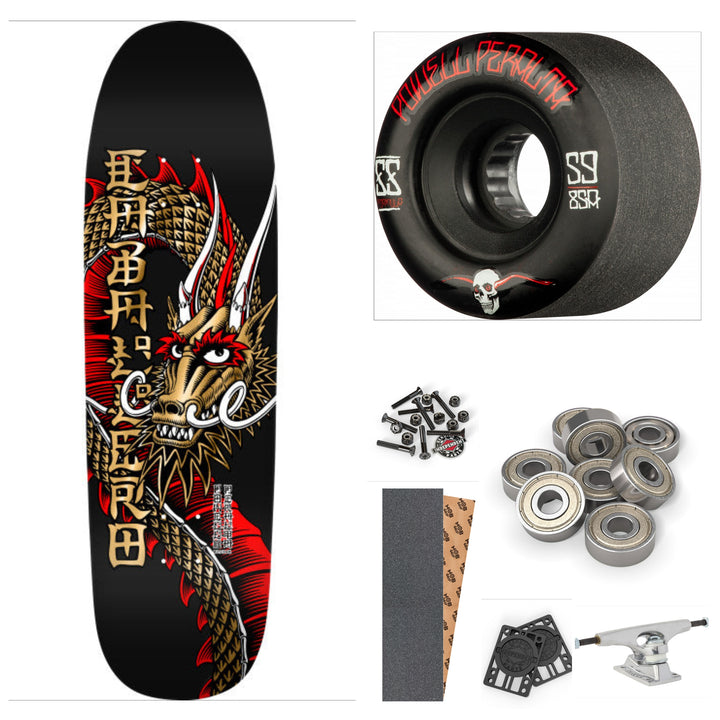 Powell Peralta Steve Caballero Ban This Gold Foil Complete Skateboard