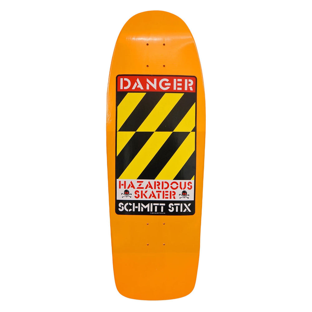 Schmitt Stix Danger skateboard deck alternate colorway