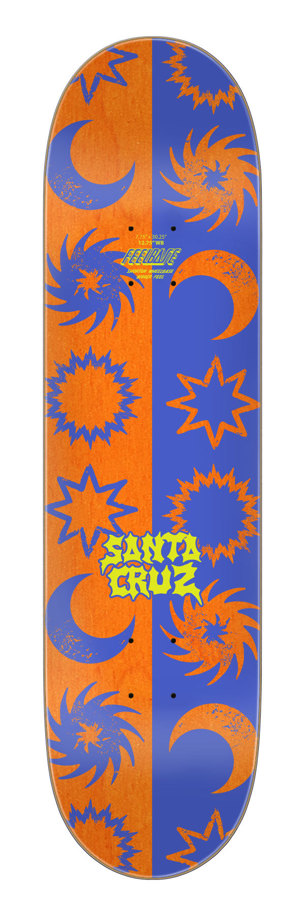 Santa Cruz Sun Stamp FeelBase Pro 7.75" Skateboard Deck