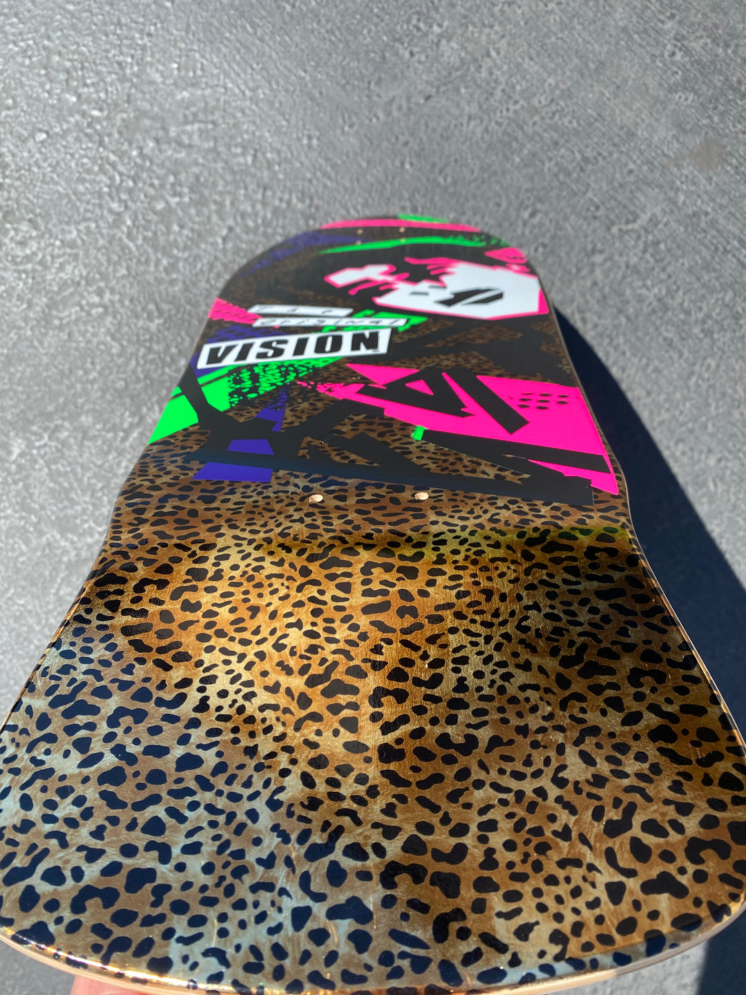 Vision Mark Gonzales "Original MG" LTD Leopard Foil 10" Skateboard Deck