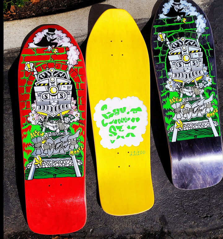 Schmitt Stix Allen Midgett Magic Train Re-Issue 9.5" Skateboard Deck
