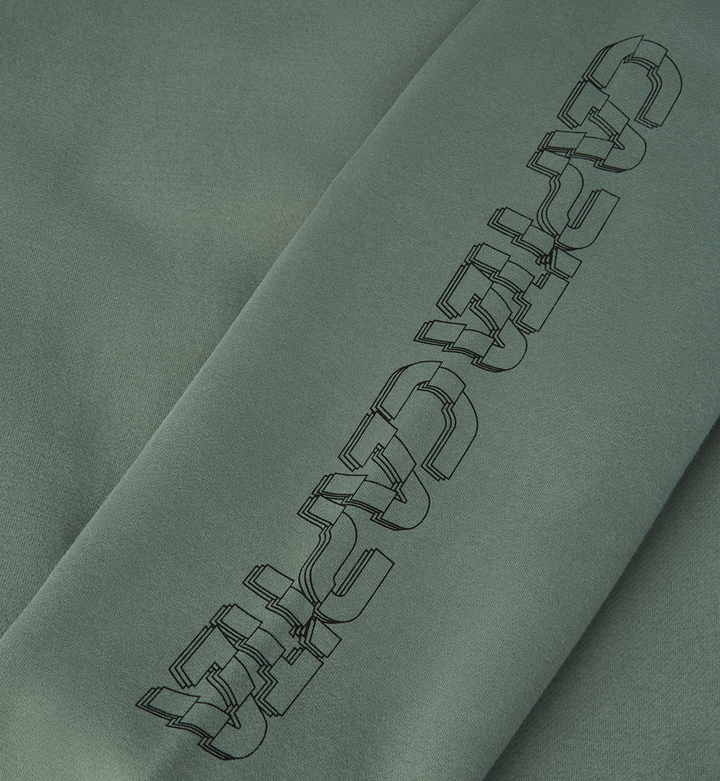 CAPiTA Snowboards "Fracture" Light Olive Hooded Sweatshirt