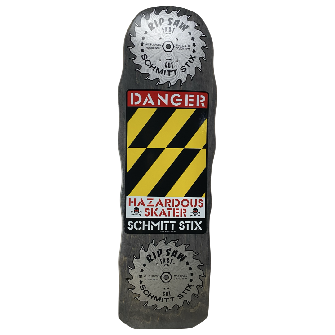 Schmitt Stix Danger Saw 10" Skateboard Deck