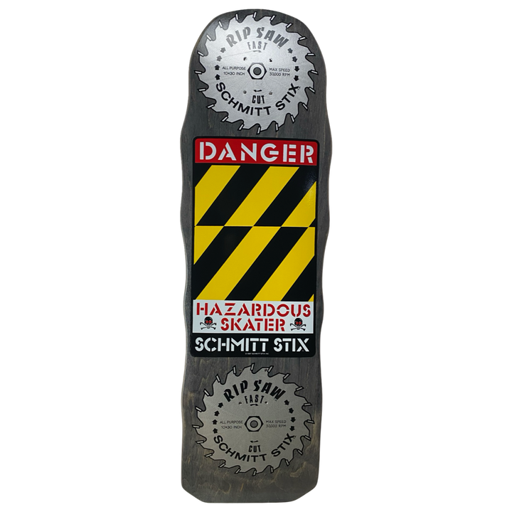 Schmitt Stix Danger Saw 10" Skateboard Deck