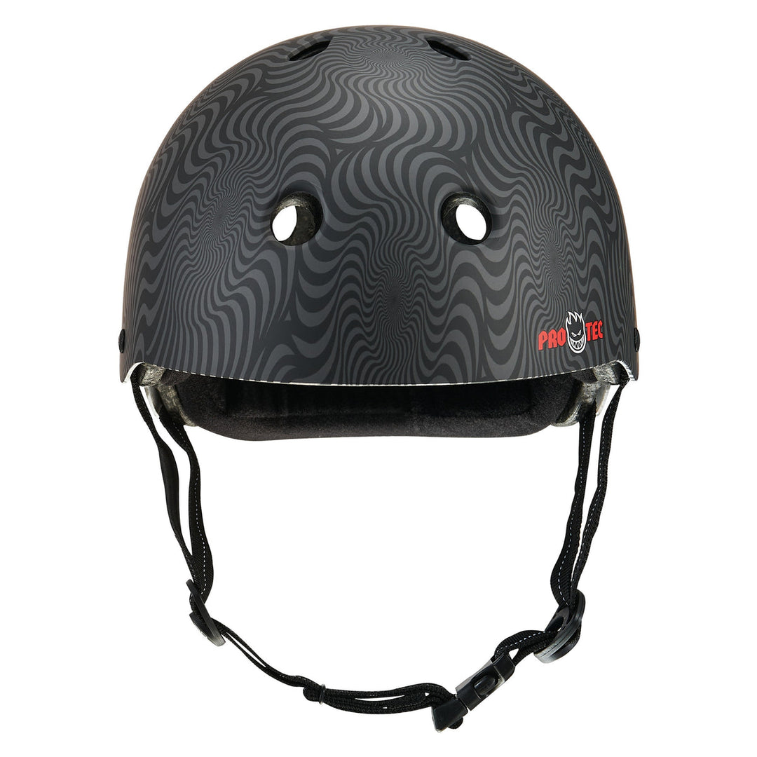 Pro-Tec x Spitfire LOW PRO (Black Swirl) Certified Helmet