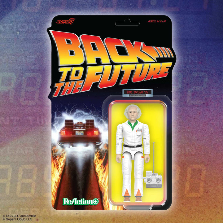 Super7 x Back To The Future -  Doc Brown '85 - Wave 01 ReAction Figure