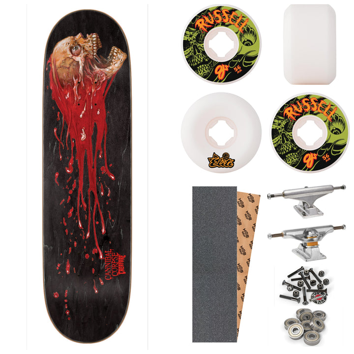 Creature x Cannibal Corpse "Skull and Blood" 8.53" Complete Skateboard