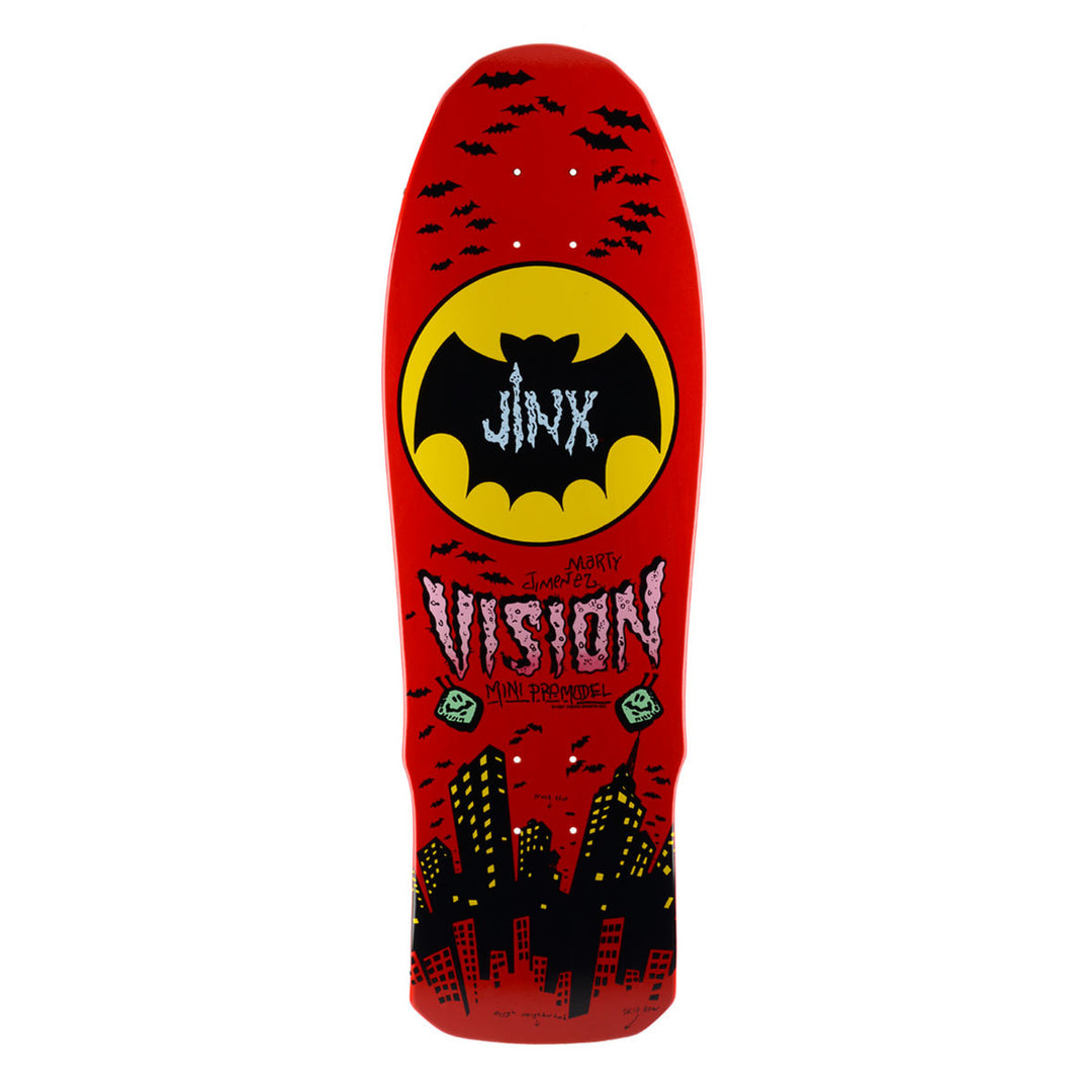 2000s VISION スケートボードデッキ バットデザインJinx Vision Jinx Mini 9.5