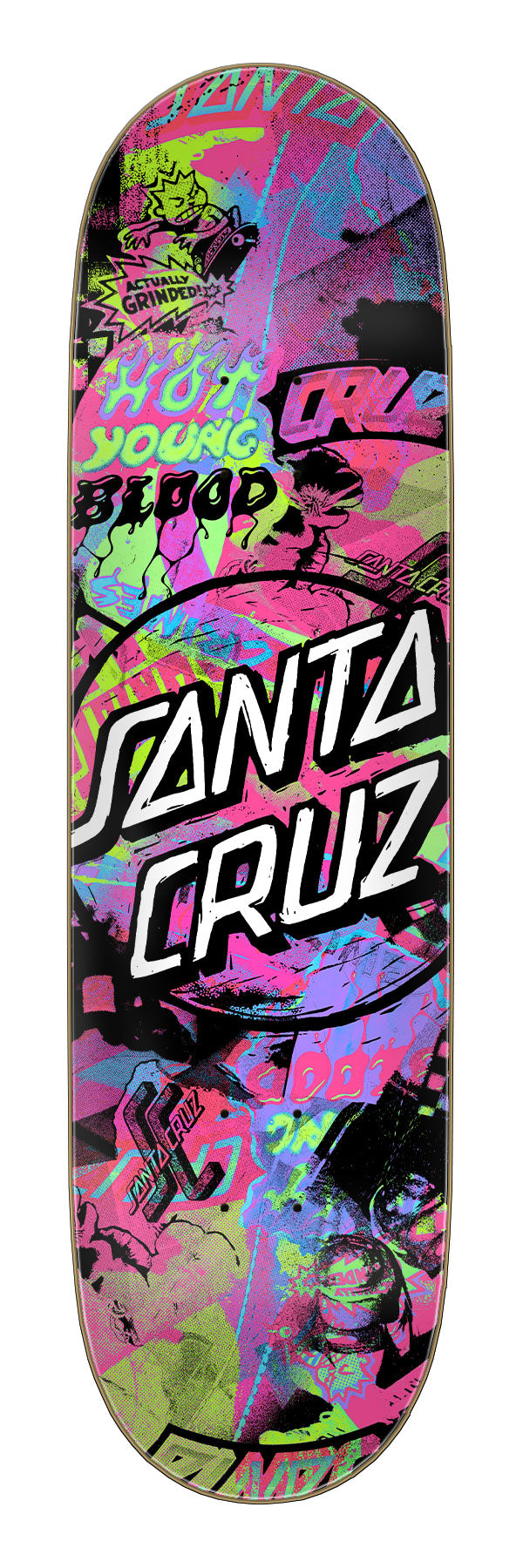 Santa Cruz Cut Collage 8.5" Birch Skateboard Deck