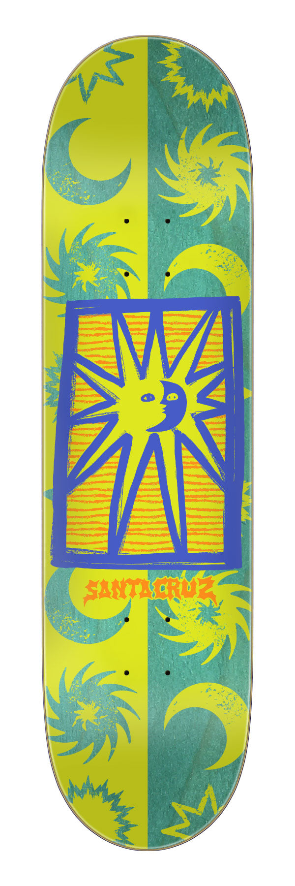 Santa Cruz Sun Stamp FeelBase Pro 7.75" Skateboard Deck