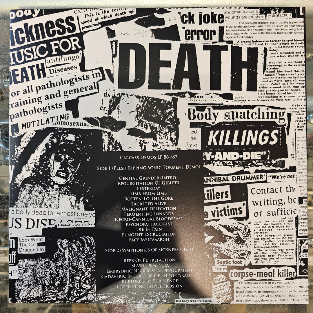 CARCASS - DEMOS 86-87 Vinyl LP Record *Unofficial Release*