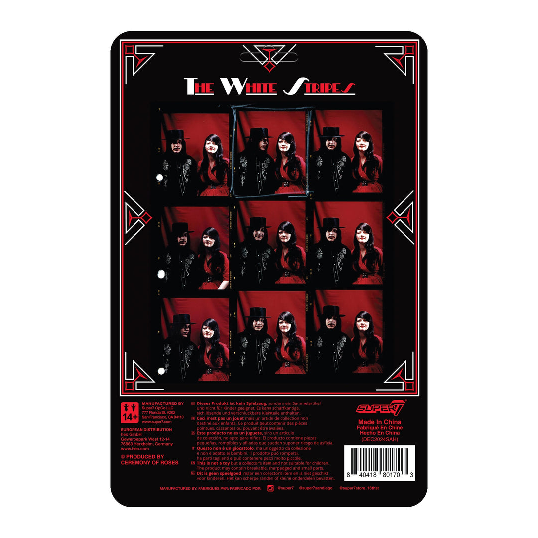 Super7 x The White Stripes (Get Behind Me Satan) ReAction Figures