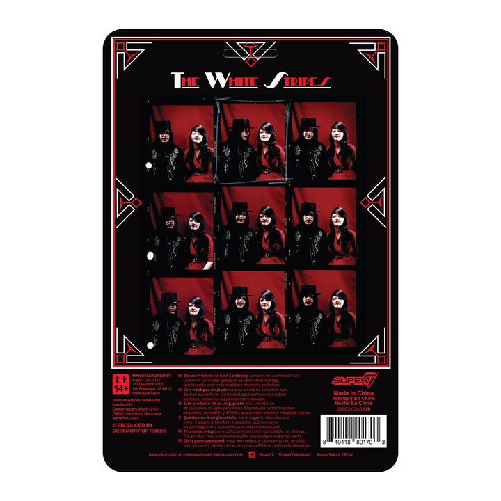 Super7 x The White Stripes (Get Behind Me Satan) ReAction Figures