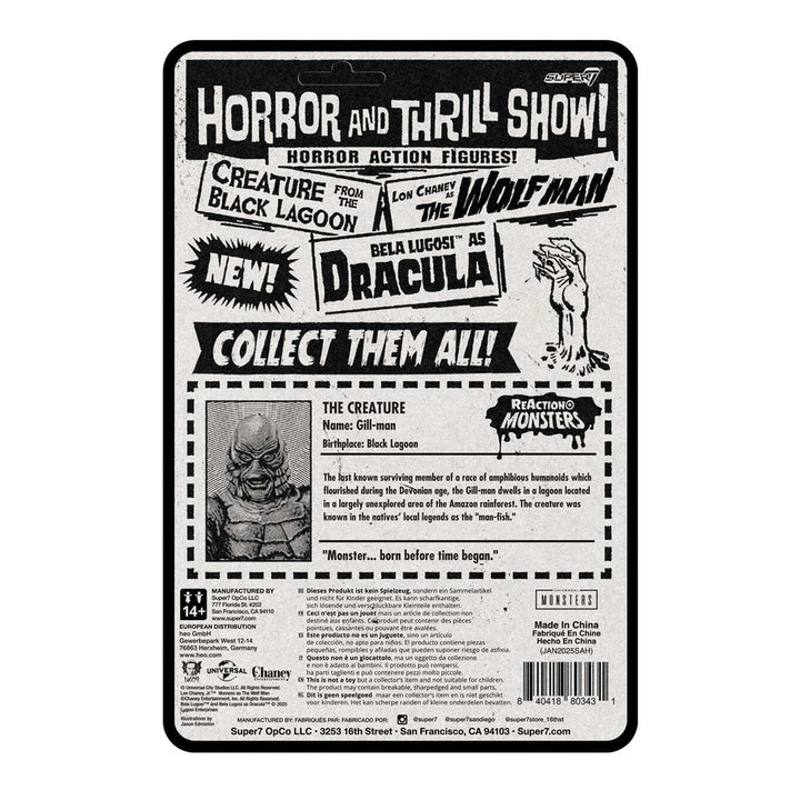 Super7 x Universal Monsters - Creature from the Black Lagoon ReAction Figure